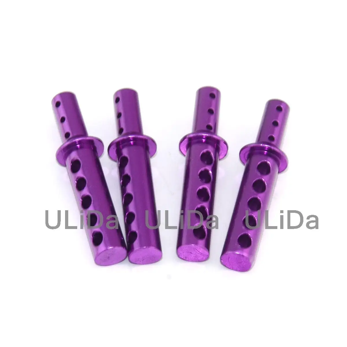 4 шт. HSP 188037 108037 08007 алюминиевый корпус крепления с зажимами для 1/10 RC автомобилей Monster Truck Redcat Exceed запчасти - Цвет: Сливовый