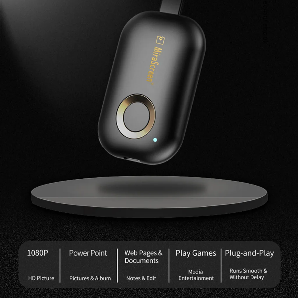 Ouhaobin 1080P WIFI 2 5/5G беспроводной дисплей ТВ адаптер HDMI приемник для IOS Android wifi пк вай