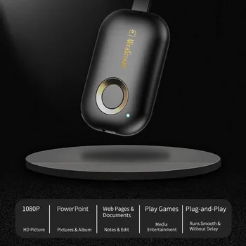 

Ouhaobin 1080P WIFI 2.5/5G Wireless Display TV Adapter HDMI Receiver for IOS for Android wifi адаптер для пк вай фай адаптер