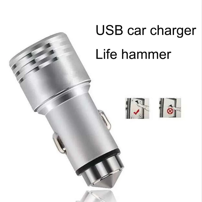 USB зарядное устройство Быстрая зарядка автомобильное зарядное устройство 2A для samsung S8 S9 S10 Xiaomi huawei iPhone 6 6s 7 8 Plus XS зарядное устройство все металлические