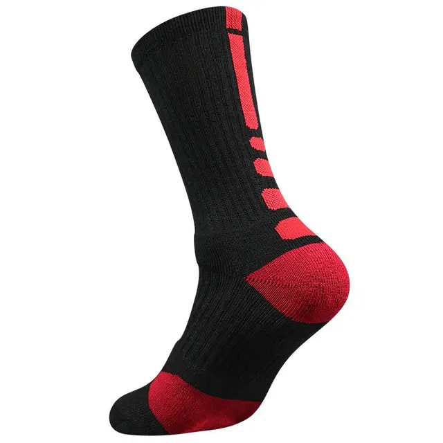 Super Elite Men's Sports Socks Cycling Basketball Running Sports Socks Summer Hiking Ski Tennis Man Women Bicycle Slip heihong