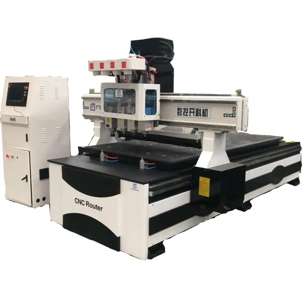 

Tool changer 3d cnc wood carving machine with dust collector/ATC cnc woodworking router for furniture/cnc machine center price