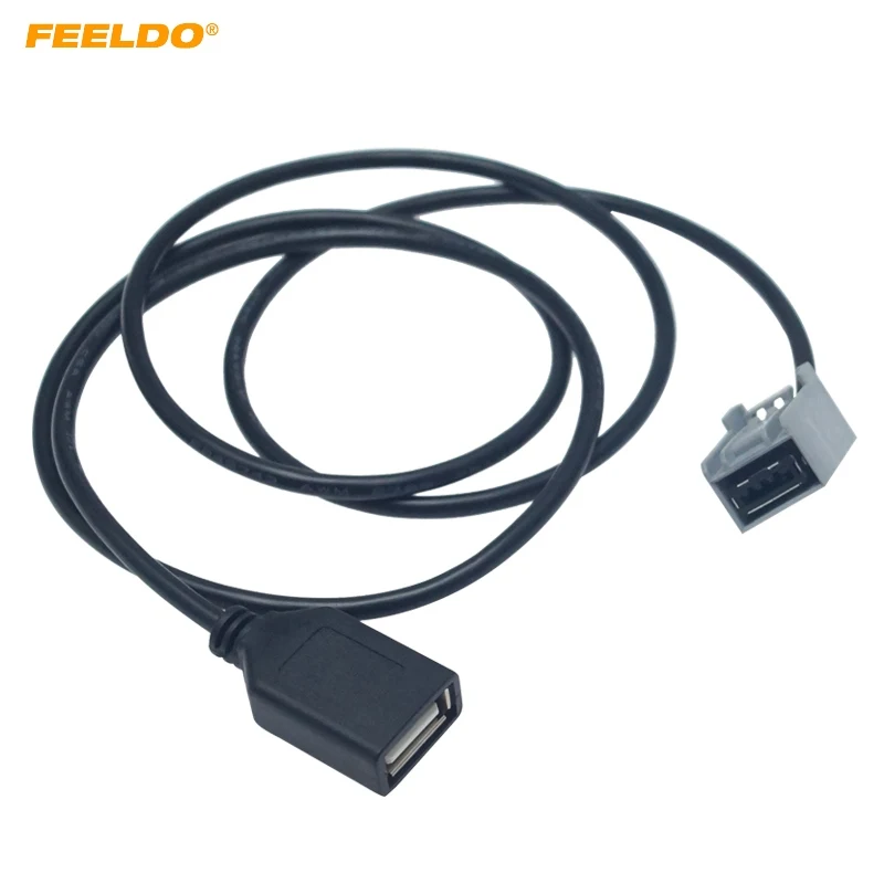Автомагнитола FEELDO AUX USB кабель Женский удлинитель для порта адаптер Honda