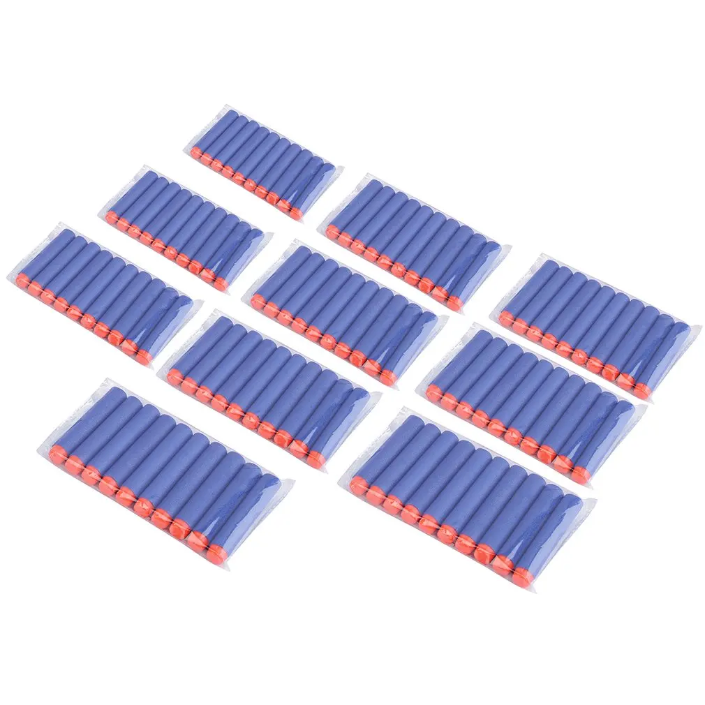 

100pcs/SET 7.2cm Flexible EVA Soft Head Refill Darts Blasters Bullet For Toy Gun Christmas Gifts for Boys Kids Children