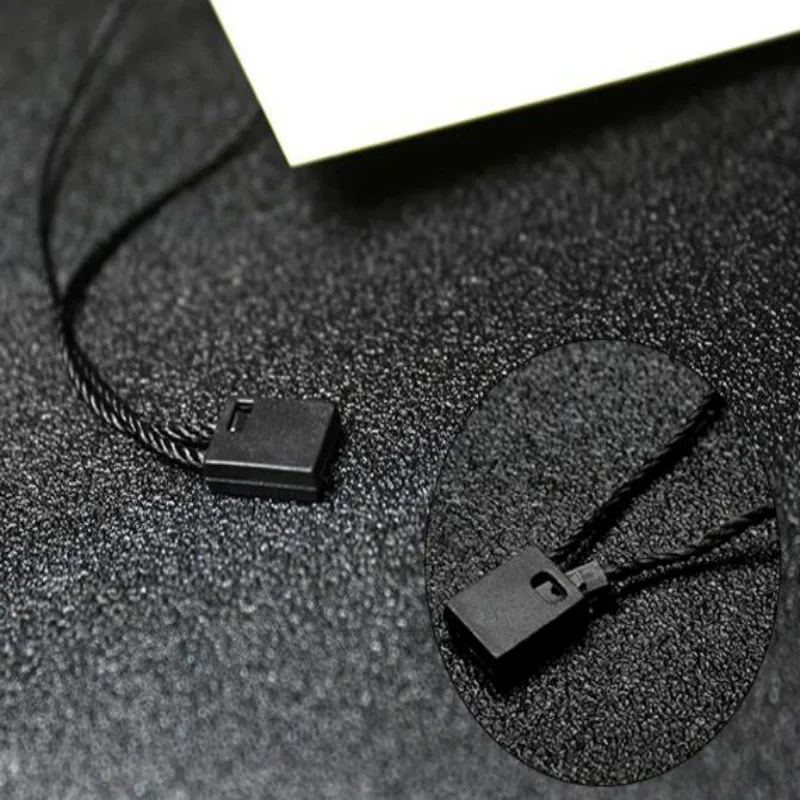Single Hand Tag Rope Lanyard Hanging Grain Plastic Buckle Label Polyester Rope 1000 PCs/Lot 19120501