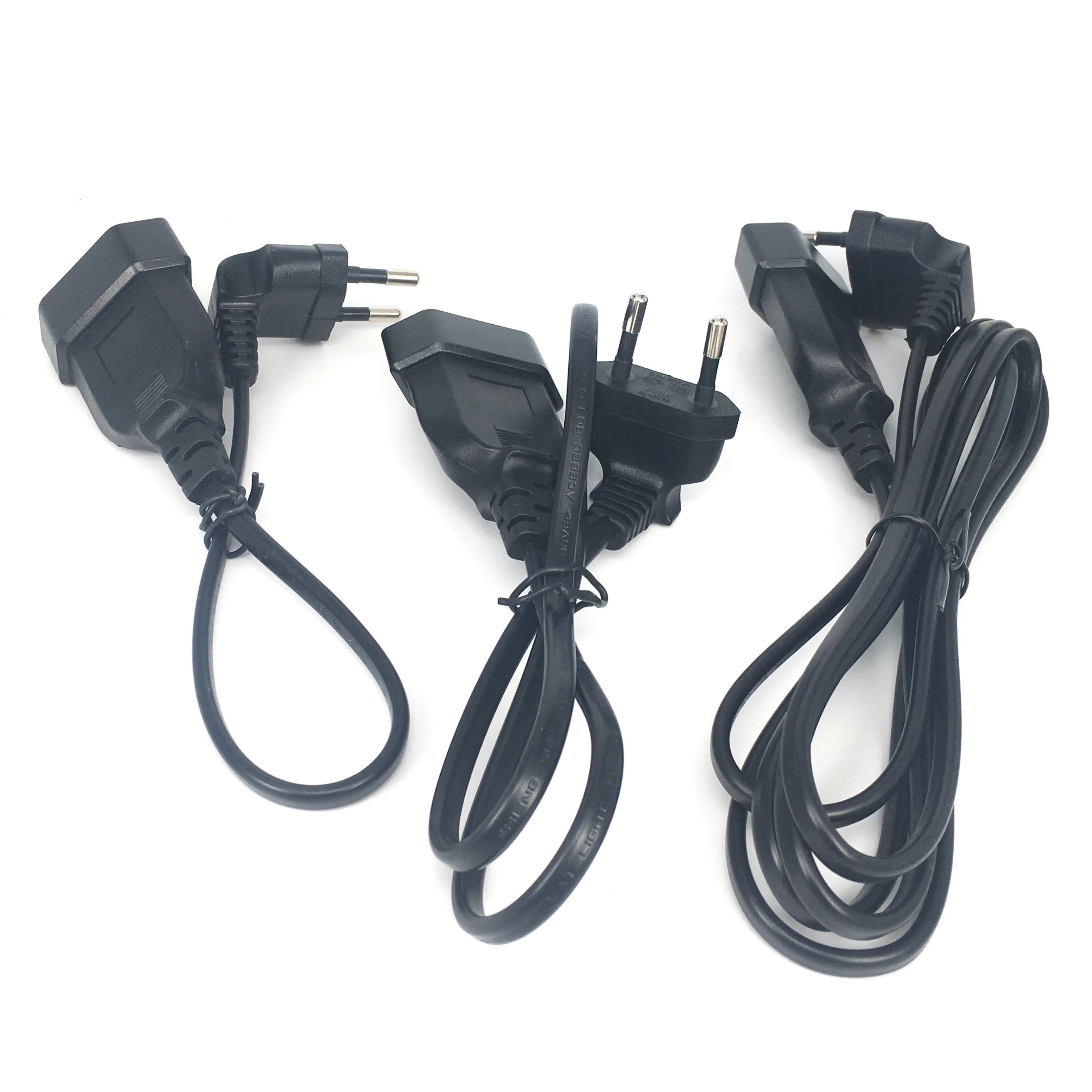 Cable de extensión macho de repuesto para enchufe de alimentación, 2  clavijas, 125V/10A, sin conexión a tierra, ideal para pequeños  electrodomésticos