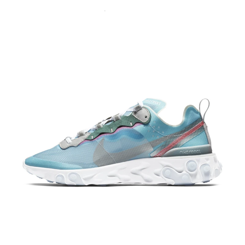 AQ1090-400 NIKE реагируют Ele Для мужчин t 87 обувь Для мужчин спортивные кроссовки дышащая уличная спортивная обувь Новое поступление# AQ1090-100 - Цвет: AQ1090-400