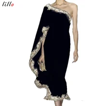 Асимметричное вечернее платье в стиле Лолиты летнее женское темпераментное модное платье сексуальное гофрированное уникальный дизайн