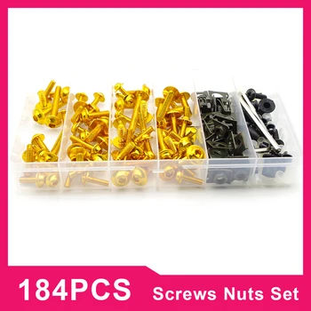 

Universal Motorcycle Fasteners Clip Screws Nuts Set FOR yamaha ybr 125cc suzuki vstrom dl650 honda xl1000v ktm 690 supermoto