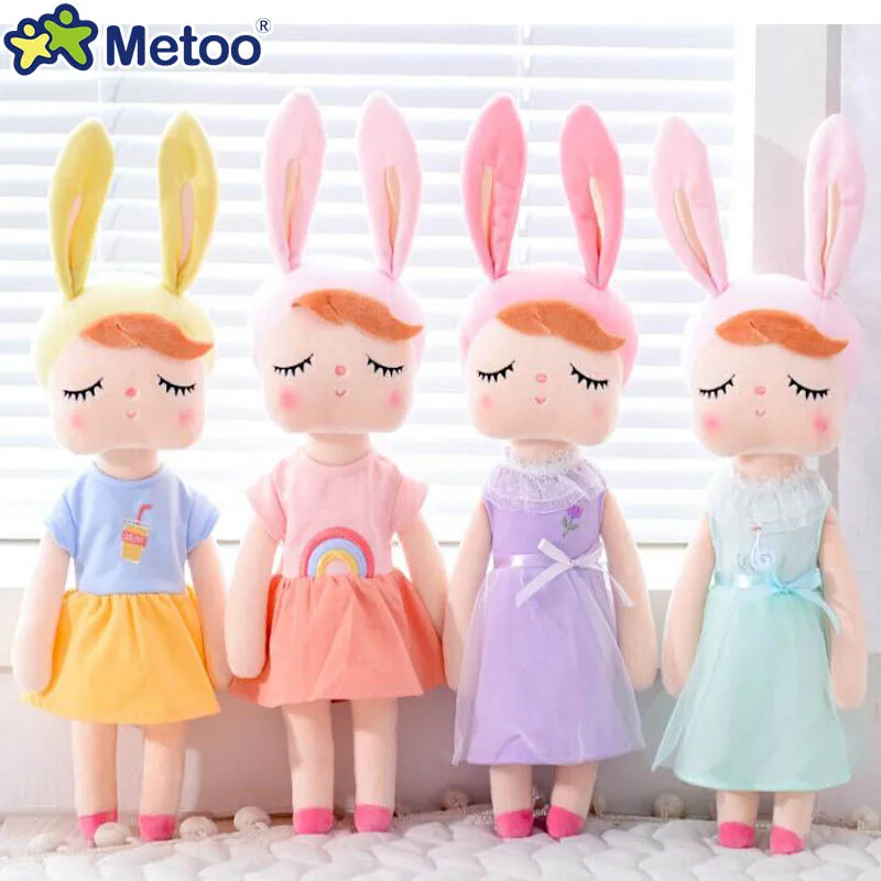 43 см Симпатичные мягкие куклы Metoo Angela Kawaii Кролик игрушка животные плюшевые