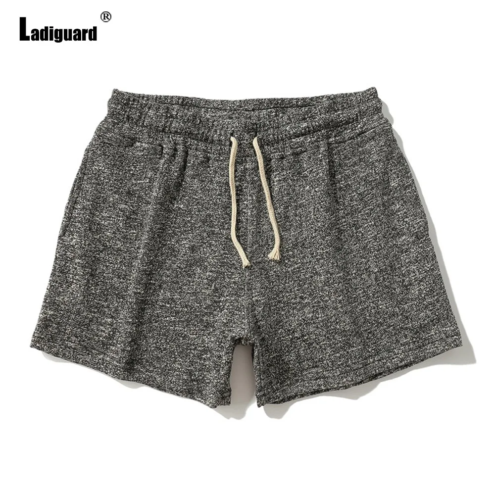 black casual shorts Ladiguard Plus Size 4xl Men Fashion Leisure Shorts 2021 New Sexy Lace-up Camouflage Shorts Male Casual Skinny Beach Short Pants black casual shorts