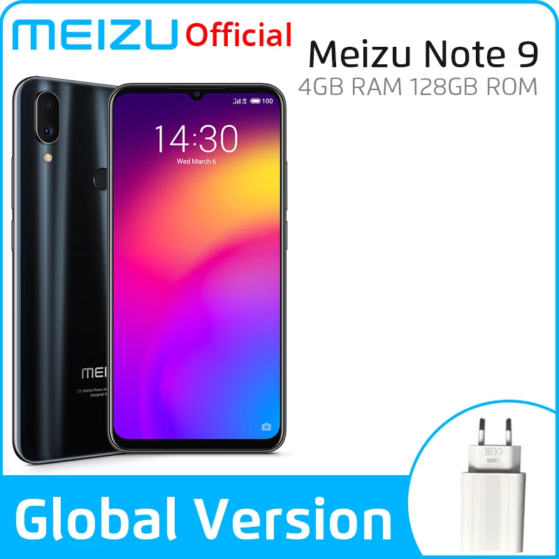 Глобальная версия смартфона Meizu Note 9, 4 ГБ, 64 ГБ, Восьмиядерный процессор Snapdragon 675, Note9, 6,2 дюйма, 48 МП, быстрая зарядка|Смартфоны и мобильные телефоны|   | АлиЭкспресс