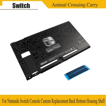 

original Limited edition Animal Crossing Console Replacement Back Bottom Housing Shell Case For Nintend Switch