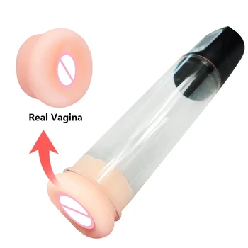 Electric Penis Pump Vacuum Pump for Men Sucking Machine USB Automatic Penis Extender Erection Male Masturbator Sex Toys for Men 3