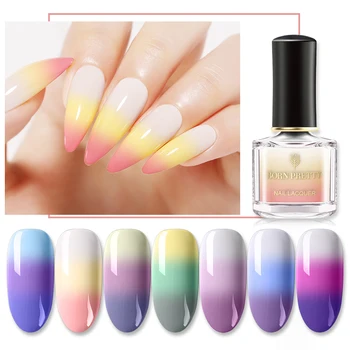 

BORN PRETTY 6ml Thermal Nail Polish 3-layers Temperature Color Changing Nail Art Varnish DIY Supplies