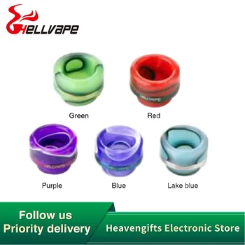 

100% Original Hellvape Drop Dead RDA Drip Tip with Unique Resin Material & Various Colors for The Hellvape Drop Dead RDA Parts