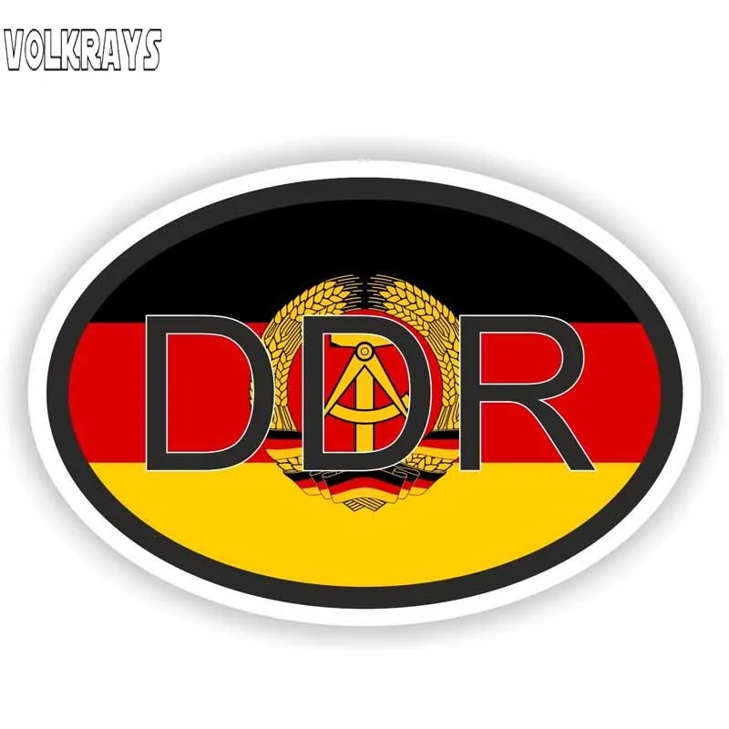 Volkrays креативные автомобильные стикеры Ddr аксессуары для мотоциклов с немецким
