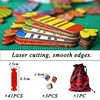 Montessori Sensory Toys Children Board Game Wooden Candy Dice Colors Matching Game Memory Training Educational Toys For Children 6