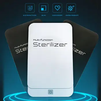 

Multifunction Disinfection Machine Portable UV Sterilizer Cellphone Face Mask Disinfection Box Dual UV Lights for Small Items
