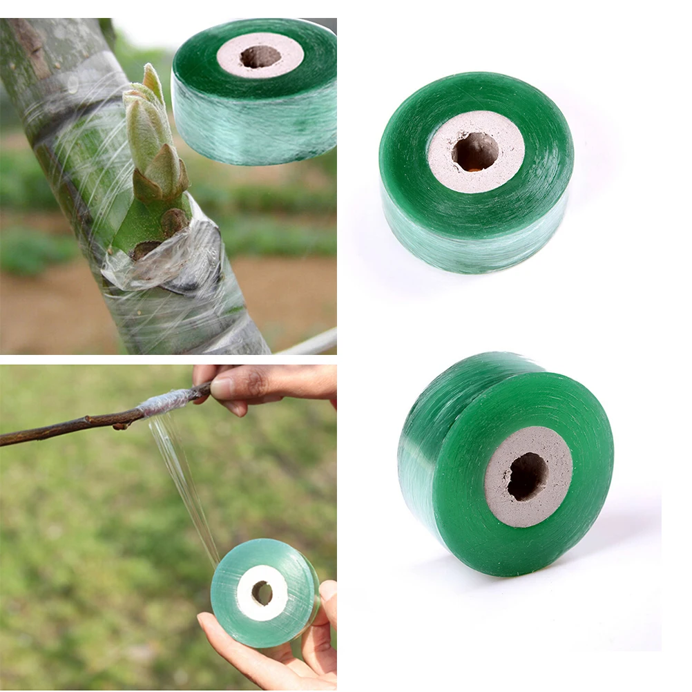 2cm*100m Grafting Tape Stretchable Self-adhesive For Garden Tree Seedling BLIS 
