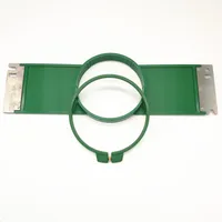 High-Quality Tajima Green Hoops – 120mm Round Size, 355mm Arm Width Embroidery Machine Frames - Image 3