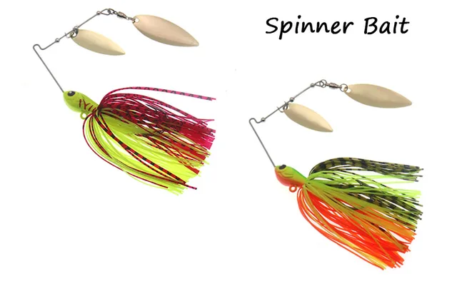 SUNMILE Fishing Spinnerbait Lures 6.8g Double Blade Spinner Baits