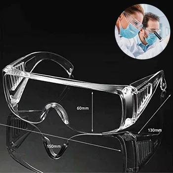 

Safety Goggles Transparent Dust-Proof Protective Glasses Work Lab Dental Eyewear Anit-Splash Anti-Sand Spectacles Protection