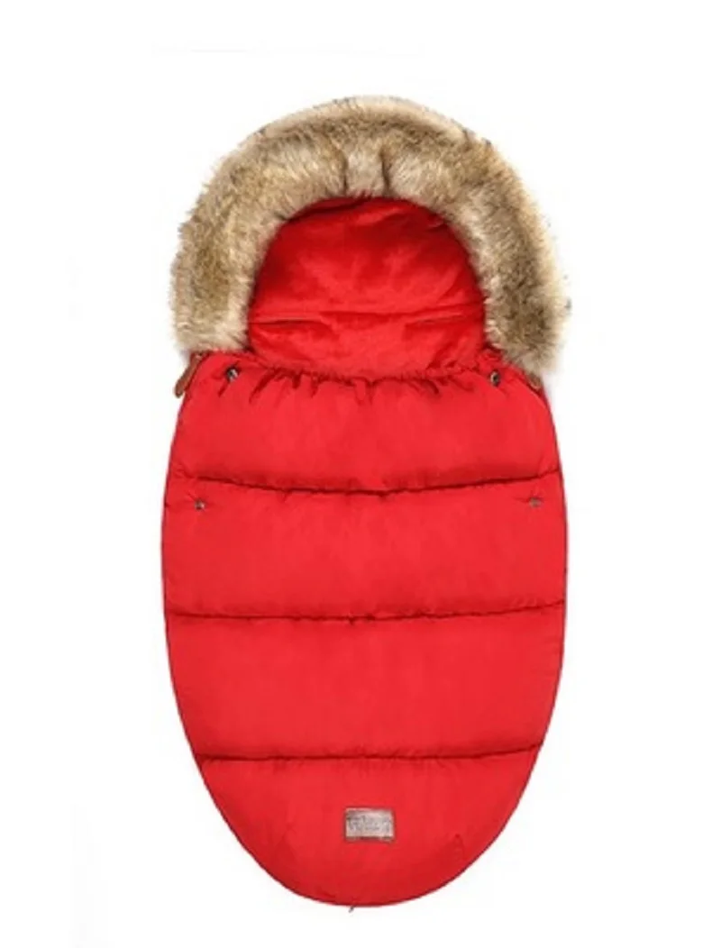 Спальный мешок для малышей; зимняя сумка для коляски; плотный теплый конверт для коляски; спальные мешки; брендовый спальный мешок для коляски - Цвет: AS PICTURE