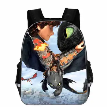 

13-16inch Kids Backpack How to Train Your Dragon Children School Bags For Boys Orthopedic Child Boy BookBag Knapsack Mochila