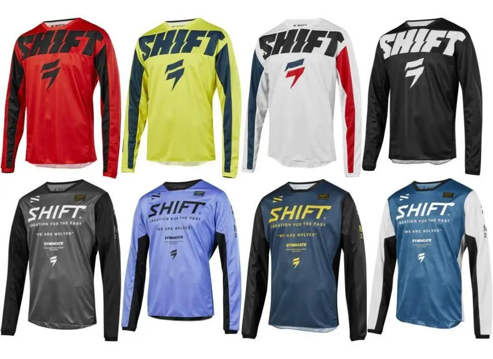 

2019 Shift MX WHIT3 White York Muse Jersey Motocross Off Road Dirt Bike Adult DD