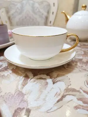 Tangshan костяной фарфор чайник, Европейский Стиль Цветочный чайный сервиз, керамический термостойкий послеобеденный чайник, чашка и блюдо - Цвет: 4