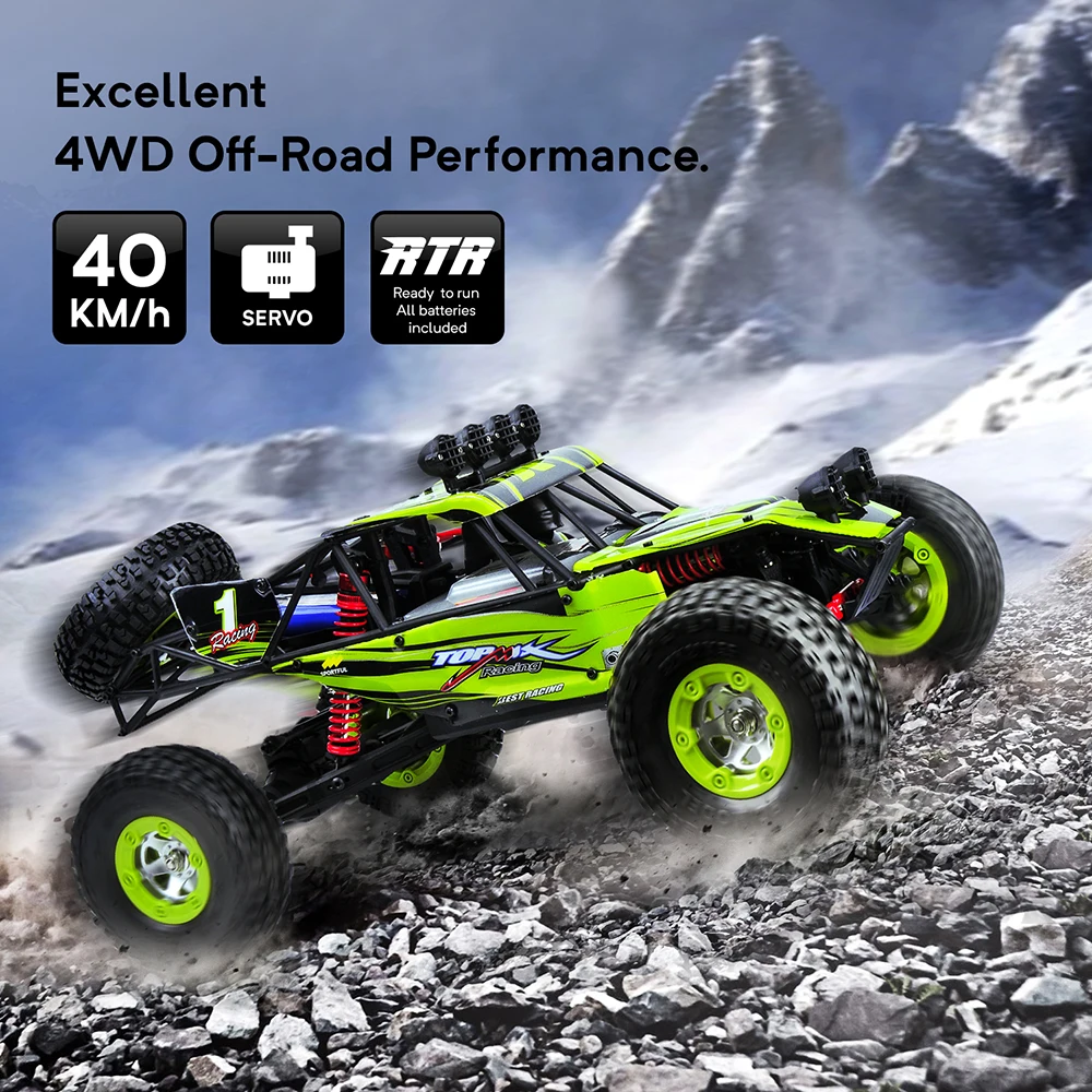 1/12 RC автомобили 4WD скоростной гоночный автомобиль 48 км/ч RTR Rc грузовик 2 4G