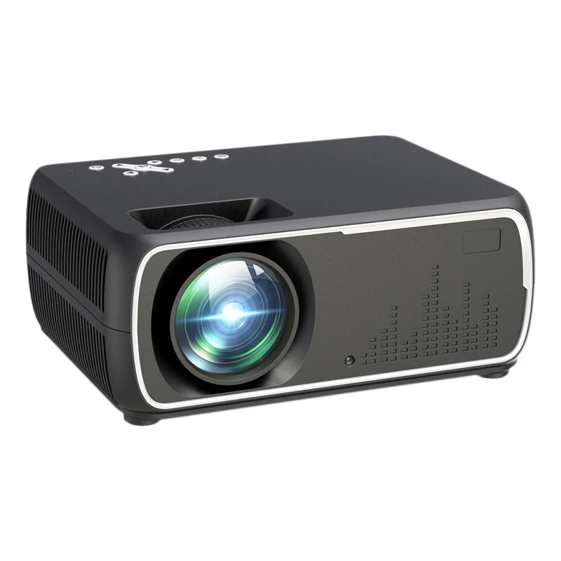 

Projector DH-A20 2200 Lumens 800 x 480 HD Smart Projector, Can Be Connected to a Computer Version (Black) (EU Plug)