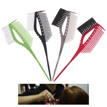 Preise 1 Stücke Pro DIY Haar Dye Färbung Pinsel Kamm Mit Pinsel Barber Salon Tint Friseur Styling Doppelseitige Haar Farbe Werkzeuge