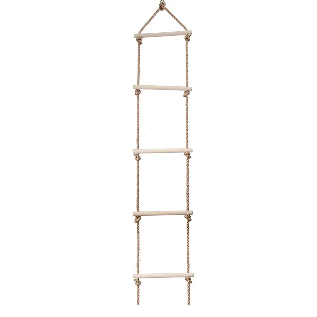 Уличная Крытая веревочная лестница с 6 деревянными дорожками веревочная лестница для скалолазания Лестничные Качели игрушки для Chhildren спортивный подарок