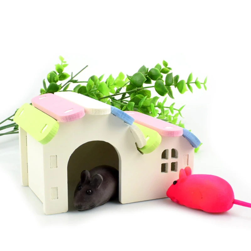 

Toys Cage Pet Hamster House Villa House Exquisite Mouse Small Animal Rat Mice Nest Toy House