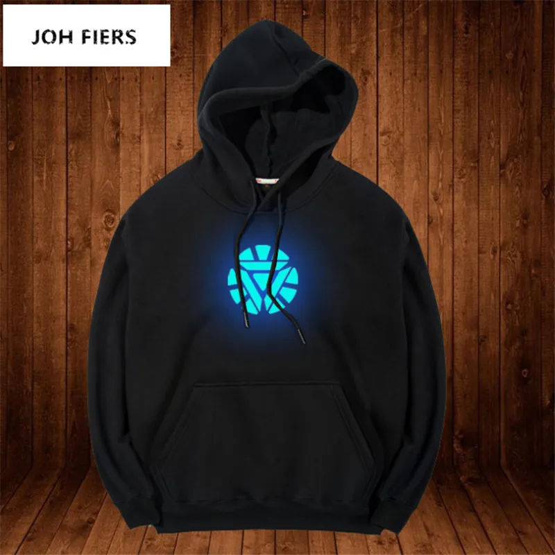 

Free Shipping!2019 Men Hoodies Sweatshirt Luminous Glowing Design Fashion Men's Jackets Coats Casual Tracksuit,Hot Selling