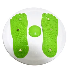 Горячая скручивание талии диск фитнес Твистер фигура триммер магнит баланс вращающаяся доска для ног лодыжки тела(зеленый