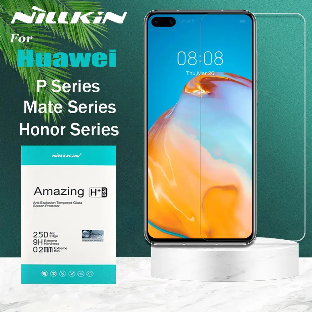 Huawei Honor 30 30s 20 Pro 10 9X V10 закаленное стекло Nillkin Защитное для экрана на P40 P30 P20