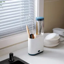 Кухня Пылезащитная Ложка Столовые приборы слив палочки для еды трубка с крышкой нож и вилка палочки для еды коробка для хранения