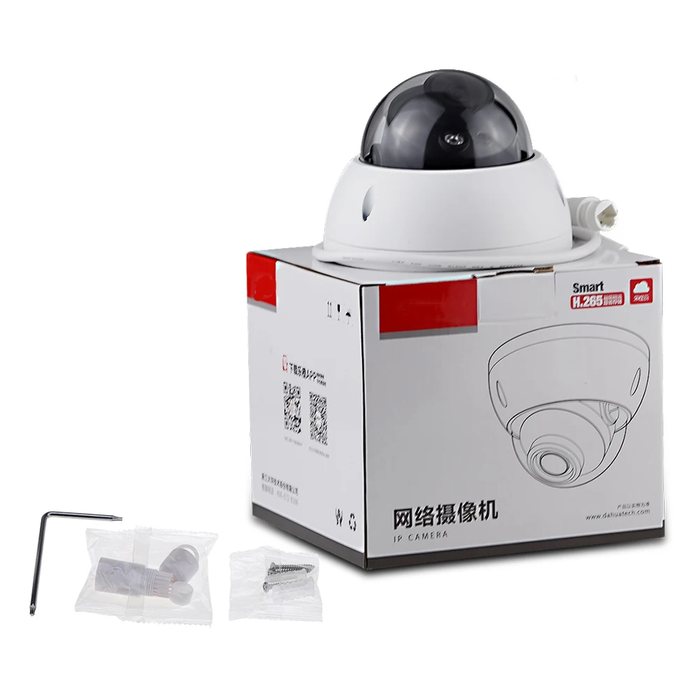 Ip камера Dahua IPC HDBW4631R S 6 МП POE поддержка 30 м IR IK10 IP67 H.265 слот для sd карты WDR обновленная