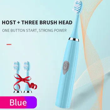 

3 in 1 Toothbrush Replaceable Sonic Toothbrush Electric Toothbrush Upgraded Ultrasonic Smart Toothbrush Waterproof Dentist