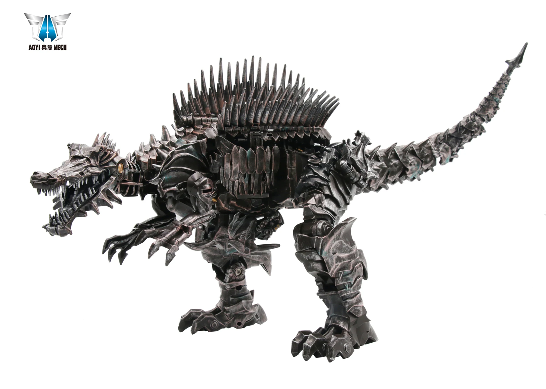 AOYI LS11 LS-11 трансформация фигурка 37 см Scorn Dinobots древний Бегемот динозавр Фильм модель Сплав Abs ко деформации