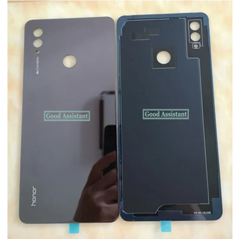 Черный/синий 6,95 дюйма для huawei Honor Note 10 задняя крышка батарейного отсека Корпус задней части стекла
