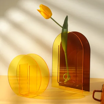 

O.RoseLif Nordic Wind Alec Vase Decorative Creative Vase Table Dry Flowers Hydroponic Flower Ware Furnishes