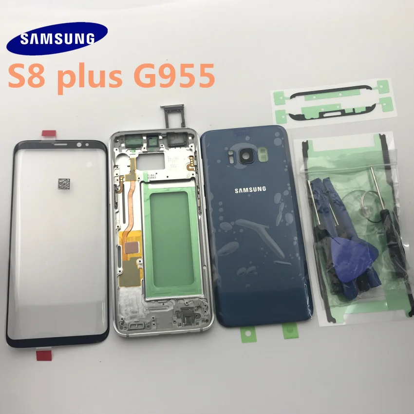Оригинальный полнокорпусный чехол для Samsung Galaxy S8 Plus G955 G955F задняя крышка