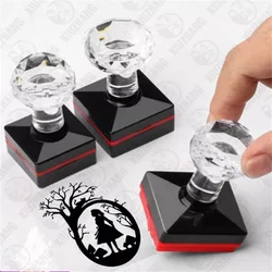 Sello de tinta fotosensible personalizado, autoentintable, con logotipo personalizado