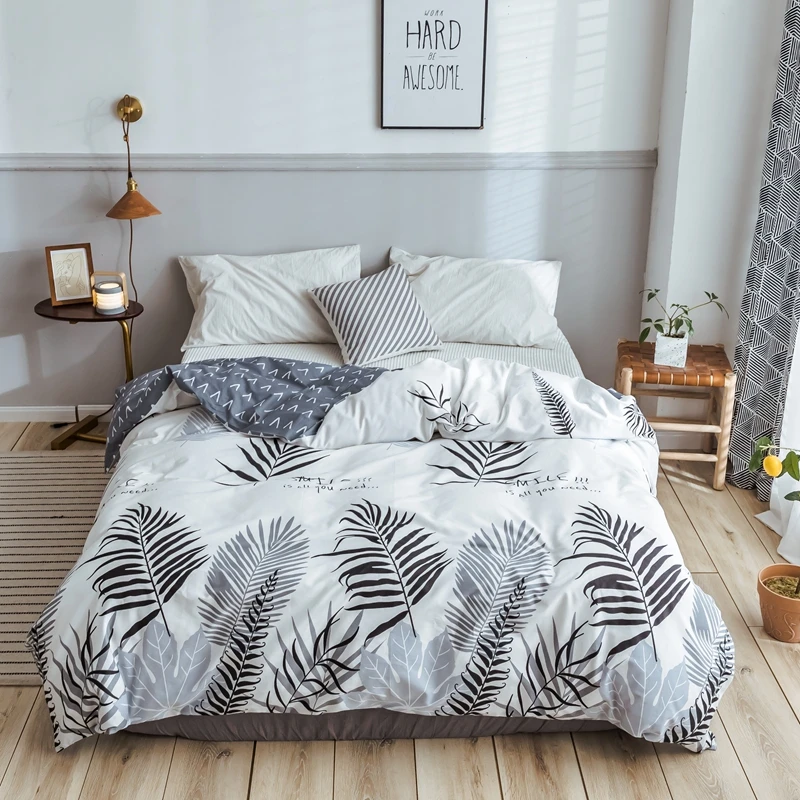 style1 Роскошный хлопковый пододеяльник, одинарный, двойной, queen King size, теплый, мягкий, для дома, спальни, пододеяльник - Цвет: style1