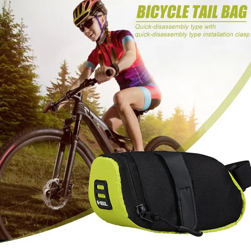 Со светоотражателями для велосипеда седельная сумка велосипедная сумка MTB велосипедный задний седельная корзина