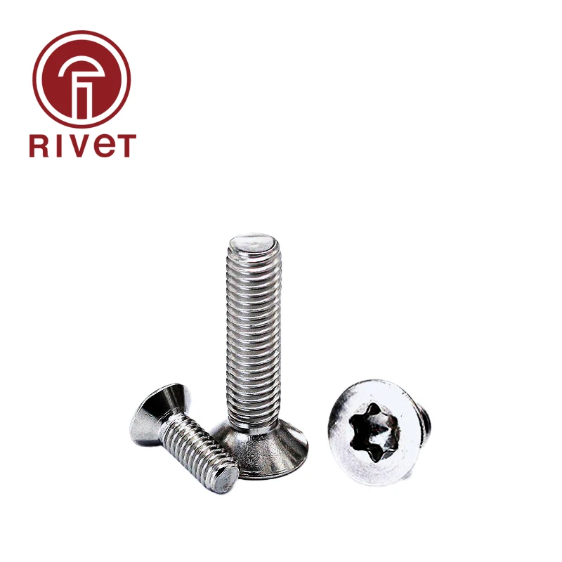 Details about   316 A4-70 GB2673 M4 Stainless Steel Torx Countersunk Screw Six-Lobe Flat Head 